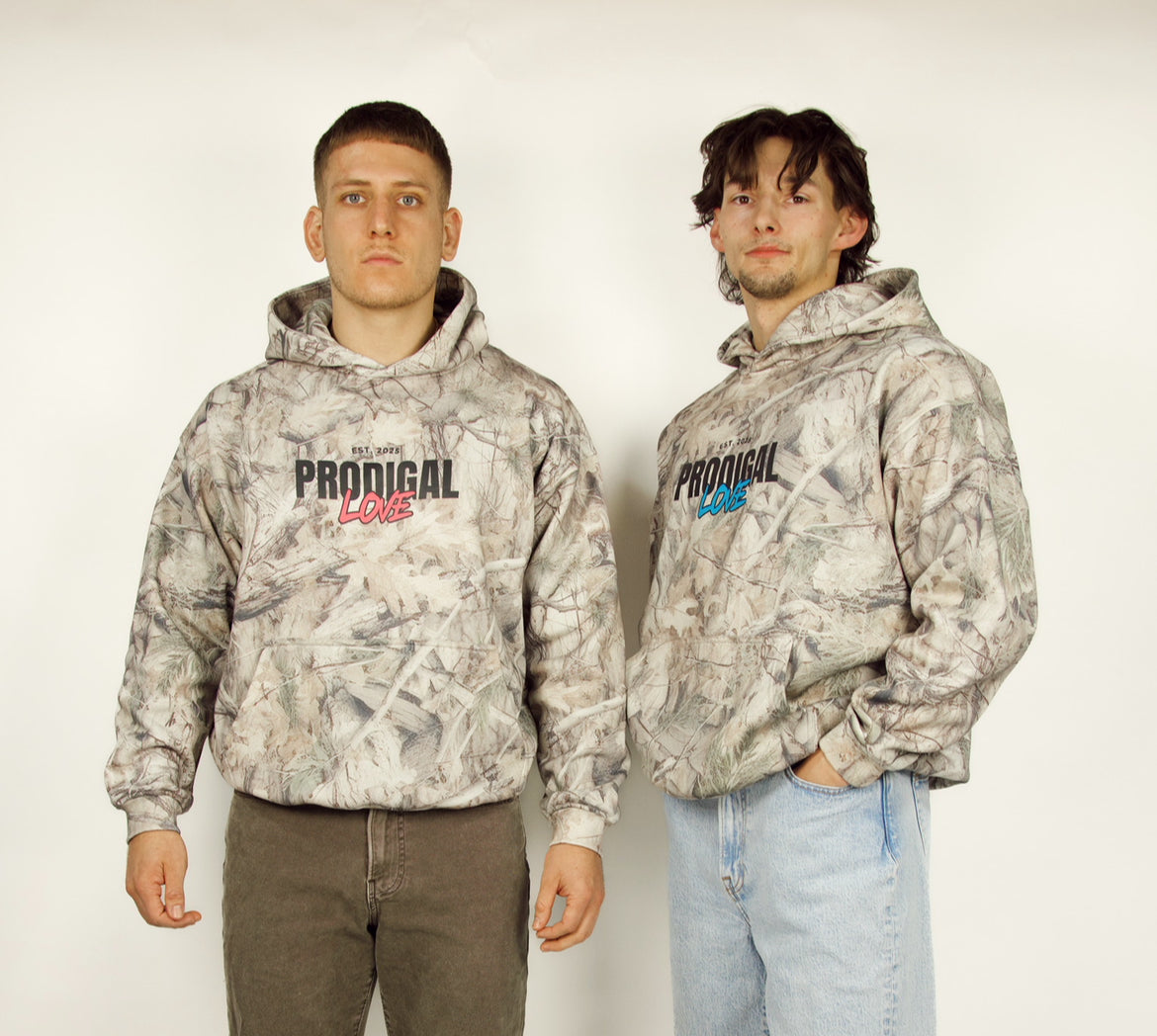 JESUS HEALS Pink Camouflage Unisex Hoodie