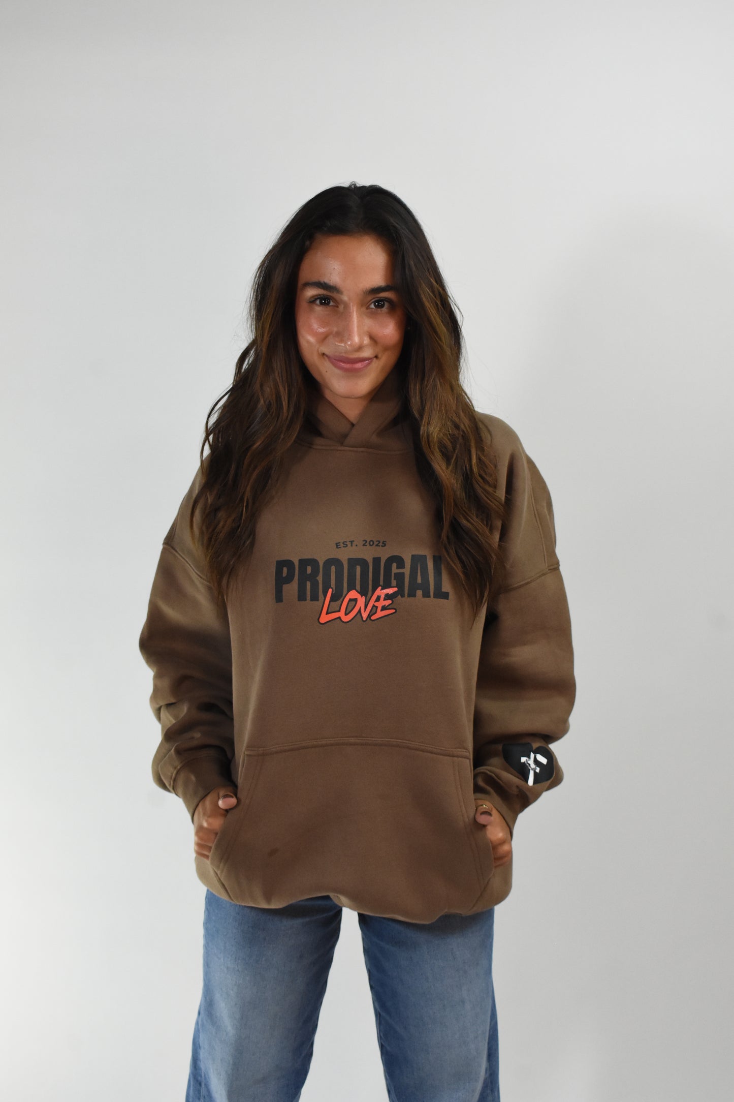 Never Too Far Away Unisex Hoodie Brown