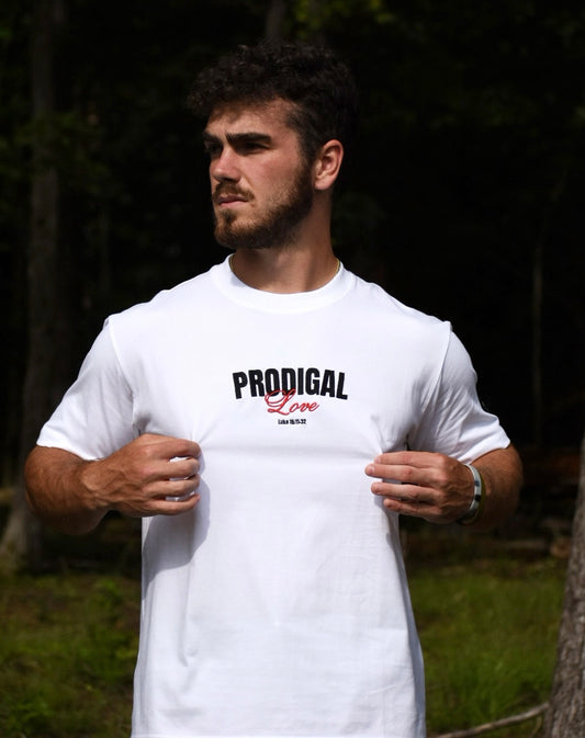 Prodigal Love Embroidery Stitch Unisex Tee