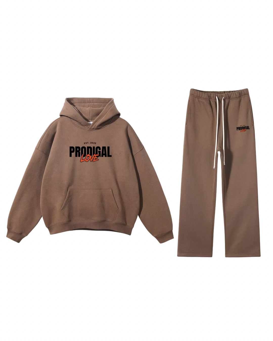 PRE-ORDER Never Too Far Away Brown Unisex Sweatsuit