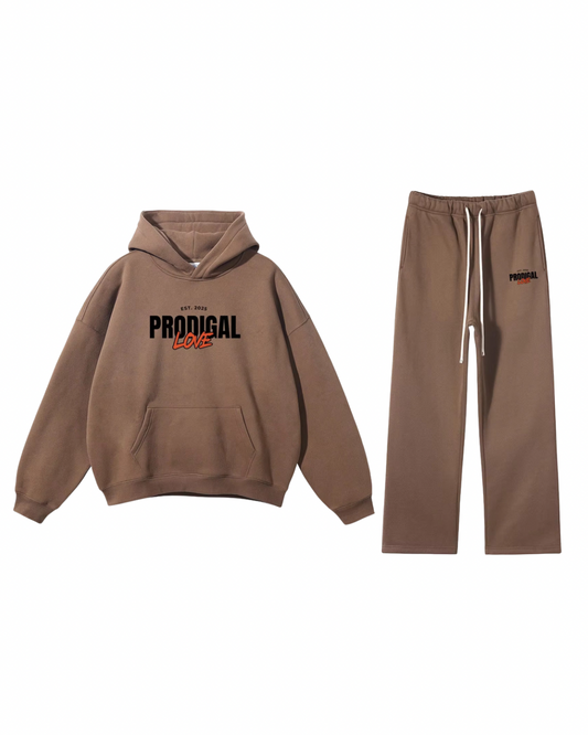 PRE-ORDER Never Too Far Away Brown Unisex Sweatsuit