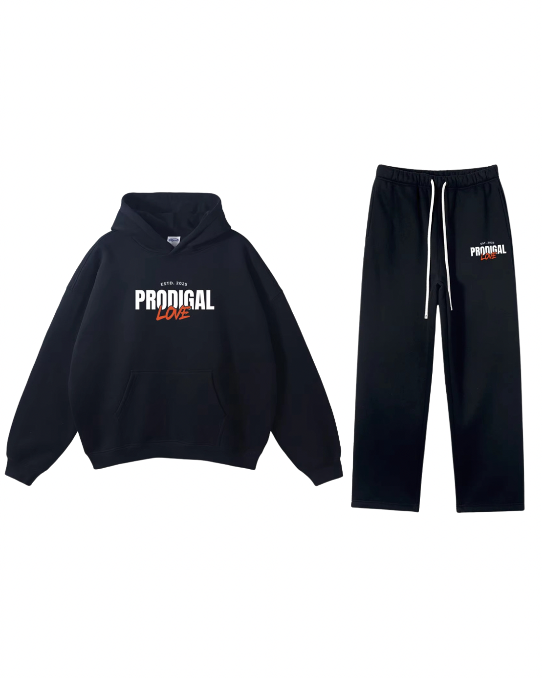 PRE-ORDER Never Too Far Away Black Unisex Sweatsuit