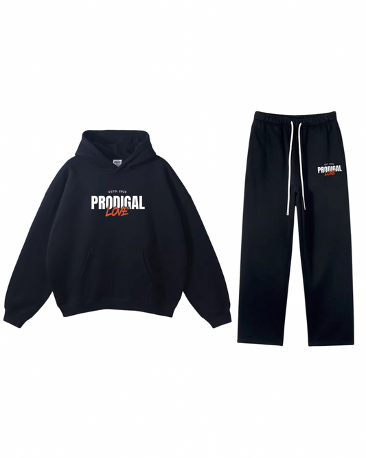 PRE-ORDER Never Too Far Away Black Unisex Sweatsuit